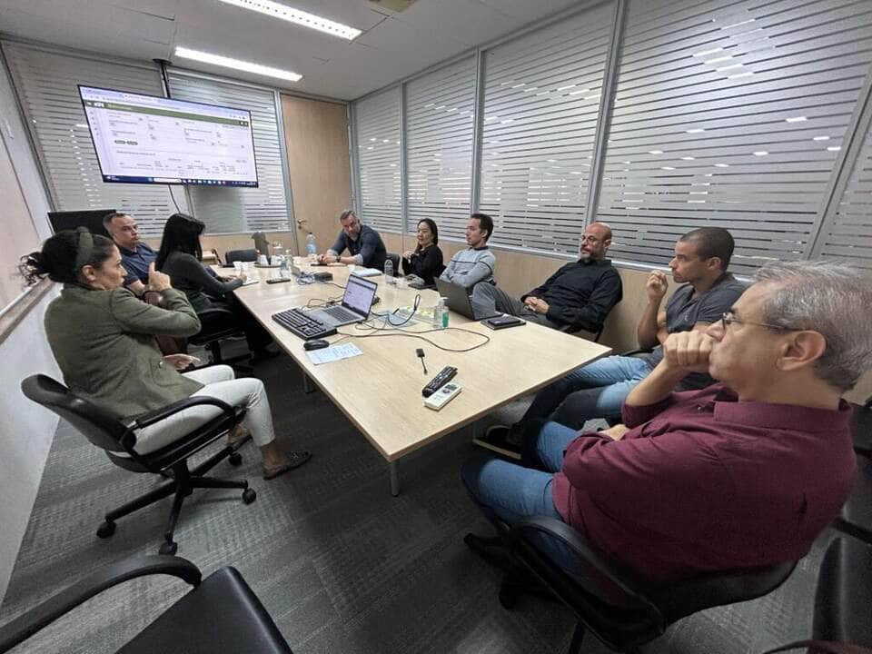 Equipes das secretarias de Fazenda de Mato Grosso e de Santa Catarina - Foto por: SEF/SC